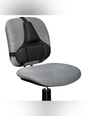 Fellowes CRC80376 Pro series back support with microban protection Color Black
